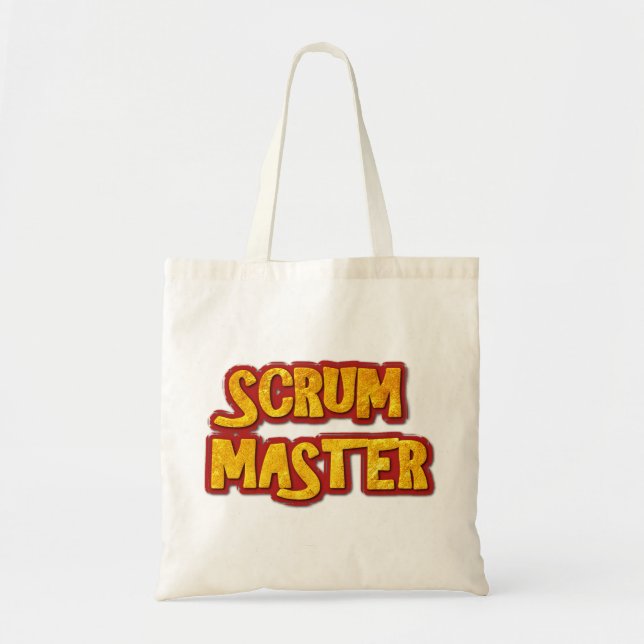 Bolsa Tote Saco mestre do scrum (Frente)
