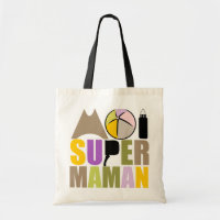 Saco mim Super Mamã - Logotipo Cores Natural