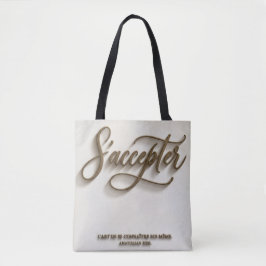 Bolsa Tote Saco minimalista "Aceitar-se"