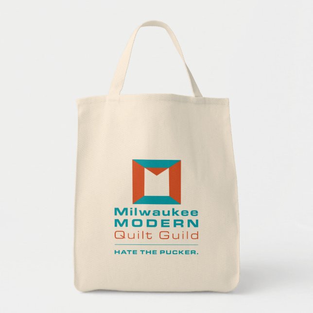 Bolsa Tote Saco moderno da guilda da edredão de Milwaukee (Frente)