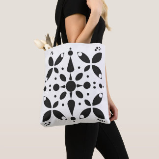 Bolsa Tote Saco Monocromático de Simetria Minimalista