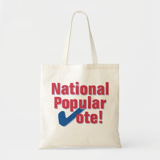 Bolsa Tote Saco Nacional Popular de Votação (Frente)