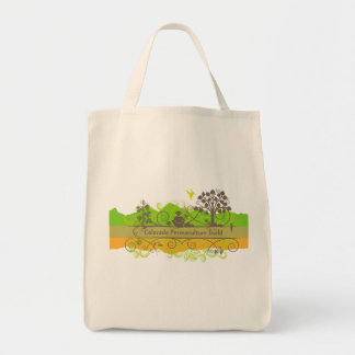 Bolsa Tote Saco orgânico do algodão de Colorado Permaculture