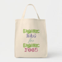 Saco orgânico para o alimento biológico
