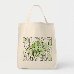 Bolsa Tote Saco Orgânico Verde Cigano
