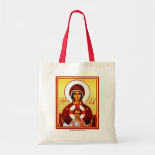Bolsa Tote Saco ortodoxo do ícone de Theotokos
