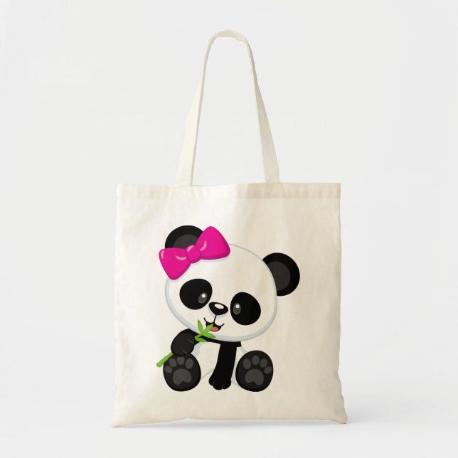 Bolsa Tote Saco Panda (Frente)
