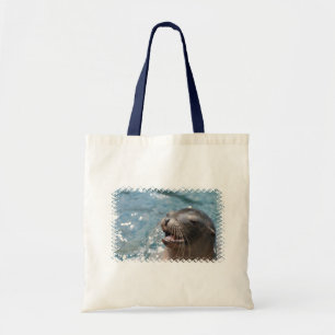Bolsa Tote Saco pequeno bonito do leão de mar