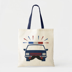 Bolsa Tote Saco personalizado da Polícia de bigode - escolha