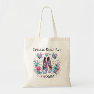 Bolsa Tote Saco Personalizado de Ballet para Roupas de Dança