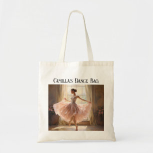 Bolsa Tote Saco Personalizado de Ballet para Roupas de Dança