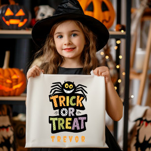 Bolsa Tote Saco personalizado de doces de Halloween ou de tru