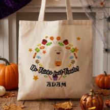 Saco Personalizado de Halloween para Crianças Tric