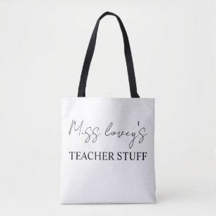 Bolsa Tote Saco personalizado do professor - Saco do professo