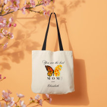 Saco Personalizado Floral Borboleta