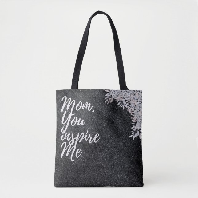 Bolsa Tote Saco Personalizado para Mãe Presente (Frente)