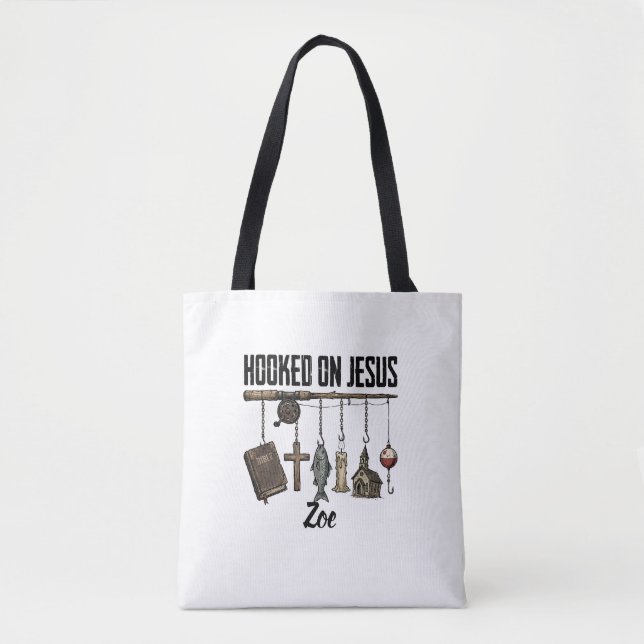 Bolsa Tote Saco Personalizado Preso a Jesus (Frente)