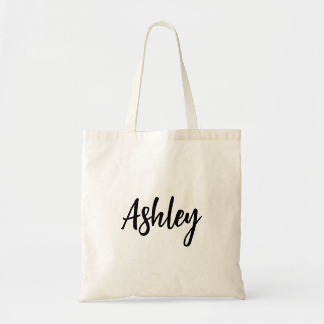 Bolsa Tote Saco Personalizado, Sacos de Madrinhas, Saco com N (Frente)