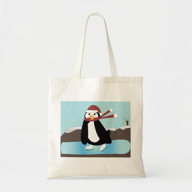 Bolsa Tote Saco Pinguim De Ice (Frente)