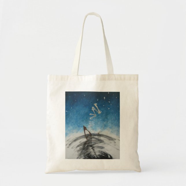 Bolsa Tote Saco - pintura a óleo "a canção de Orpheus " (Frente)