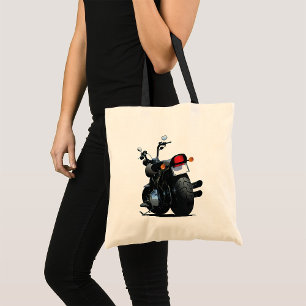 Bolsa Tote Saco preto de motocicleta