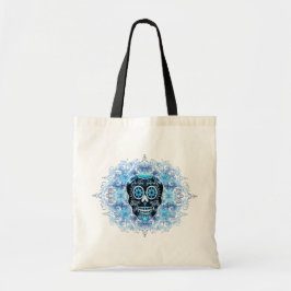 Bolsa Tote Saco preto e azul de Calavera