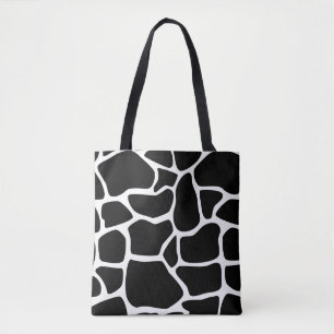 Bolsa Tote Saco preto e cinza