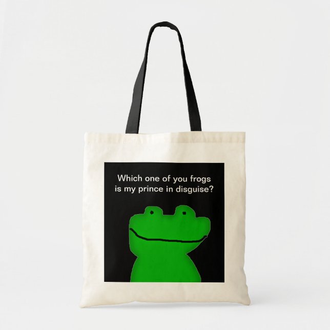 Bolsa Tote Saco Príncipe Disfarçado (Frente)