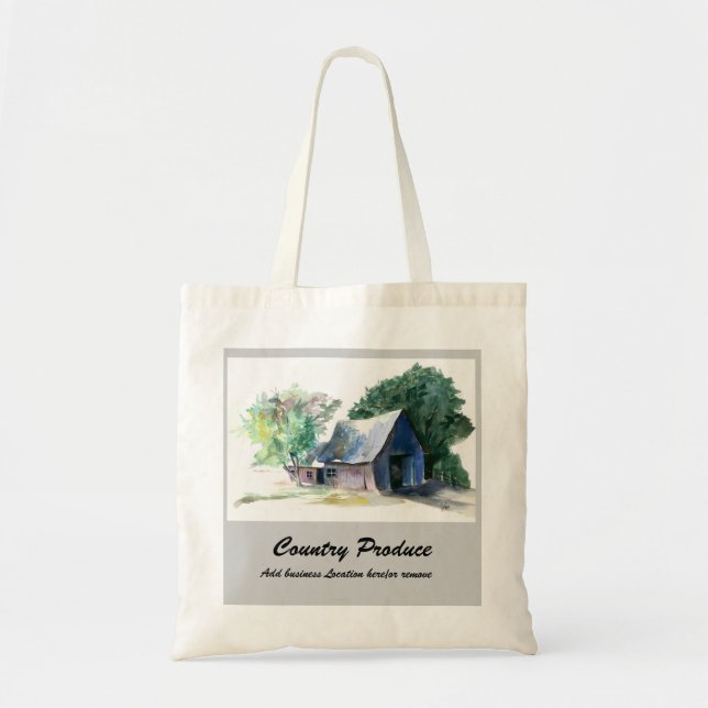 Bolsa Tote Saco - Produtos do Campo (Frente)