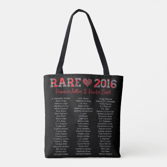 Bolsa Tote saco, raro, rare16, preto (Verso)