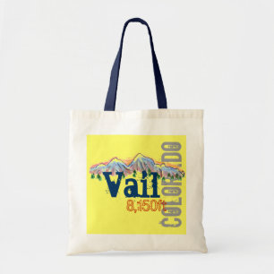 Bolsa Tote Saco reusável da elevação de Vail Colorado