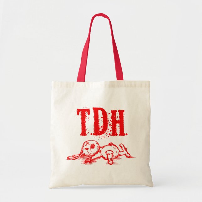 Bolsa Tote Saco reusável do TDH (Frente)