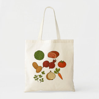 Bolsa Tote Saco reutilizável de tota do comprador com legumes