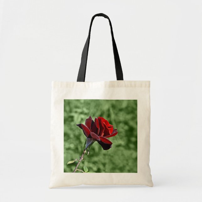 Bolsa Tote Saco Rosa Vermelha (Frente)