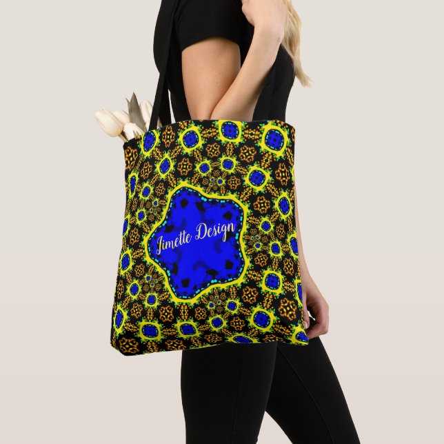 Bolsa Tote Saco saco Jimette Desenho Mandala (Close Up)