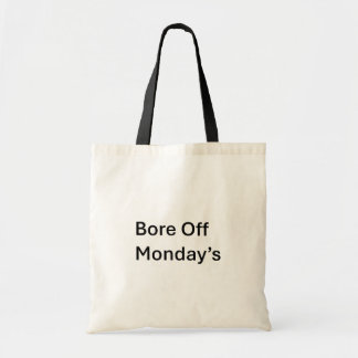 Bolsa Tote Saco sarcástico de Tote de segunda-feira