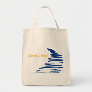 Bolsa Tote Saco Squiggly de Lines_California Dreamin