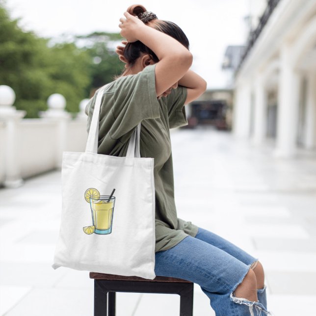 Bolsa Tote Saco Tote Arte de Limonada (Criador carregado)