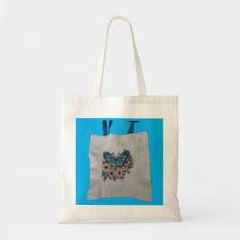 Bolsa Tote Saco tote com borboleta e florais