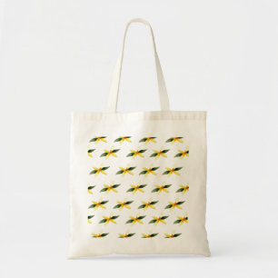Bolsa Tote Saco tote com padrão de flores de oliveira