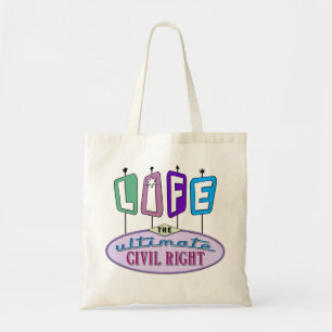 Bolsa Tote Saco tote com um design retrô.