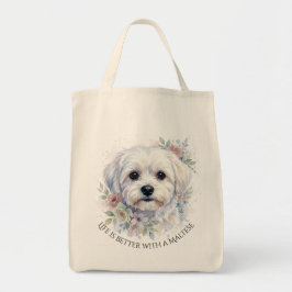 Bolsa Tote Saco Tote de Aquarela com Vista Frontal e Posterio