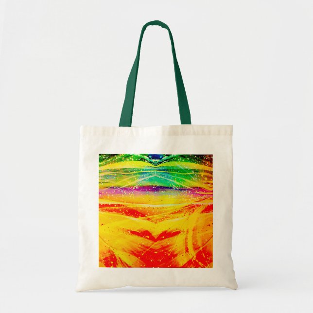 Bolsa Tote Saco Tote de Aranha Astronômica Abstrata. (Frente)