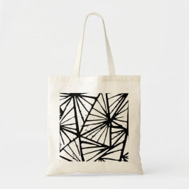 Bolsa Tote Saco Tote de Estampa de Triângulos Abstratos em Li