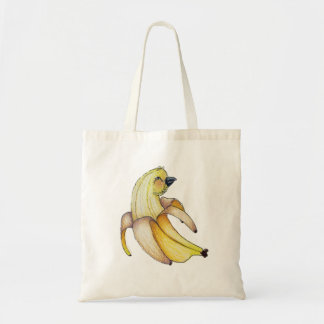 Bolsa Tote Saco Tote de Lona Banana Bird | Saco de Compras de