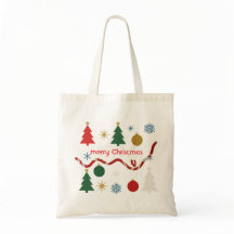 Saco Tote de Natal Simple Joys