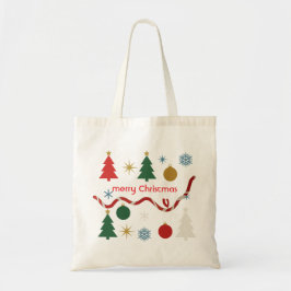 Bolsa Tote Saco Tote de Natal Simple Joys
