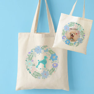 Bolsa Tote Saco Tote de Poodle com Foto Personalizada – Flora