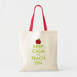 Bolsa Tote Saco tote de professora de maçã vermelha | Mantenh