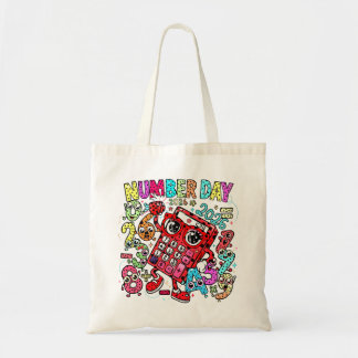 Bolsa Tote Saco Tote Dia dos Números | Números de Matemática